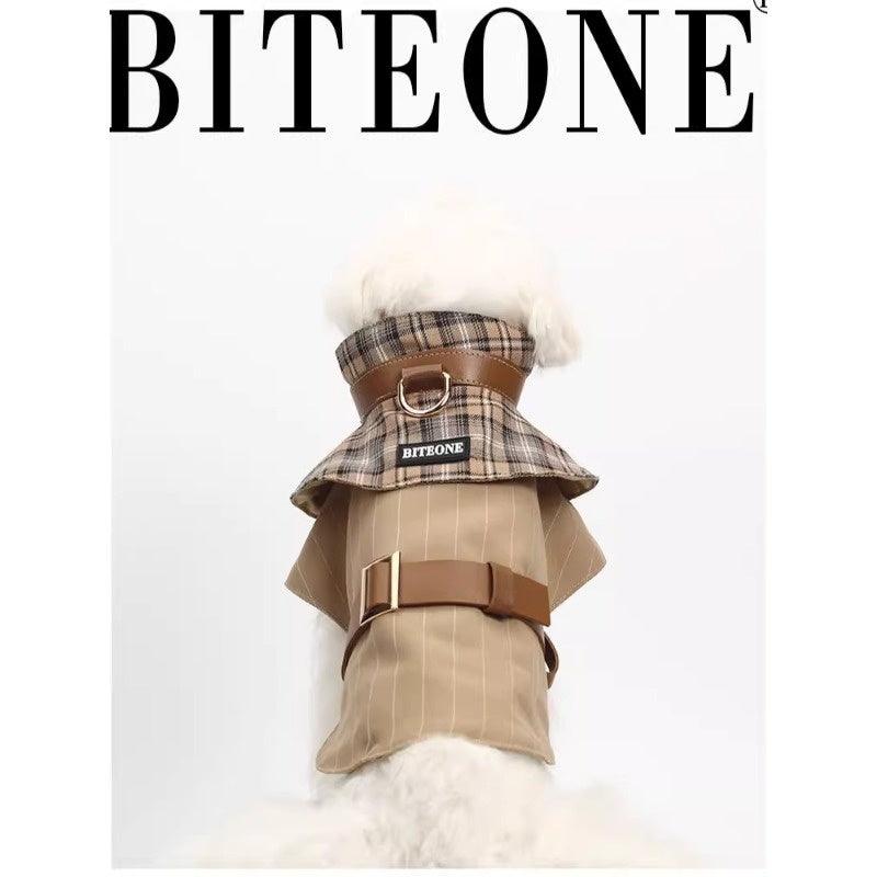 BITEONE® "Back To Baker Street" Trench Pet Coat - KIKOPALS